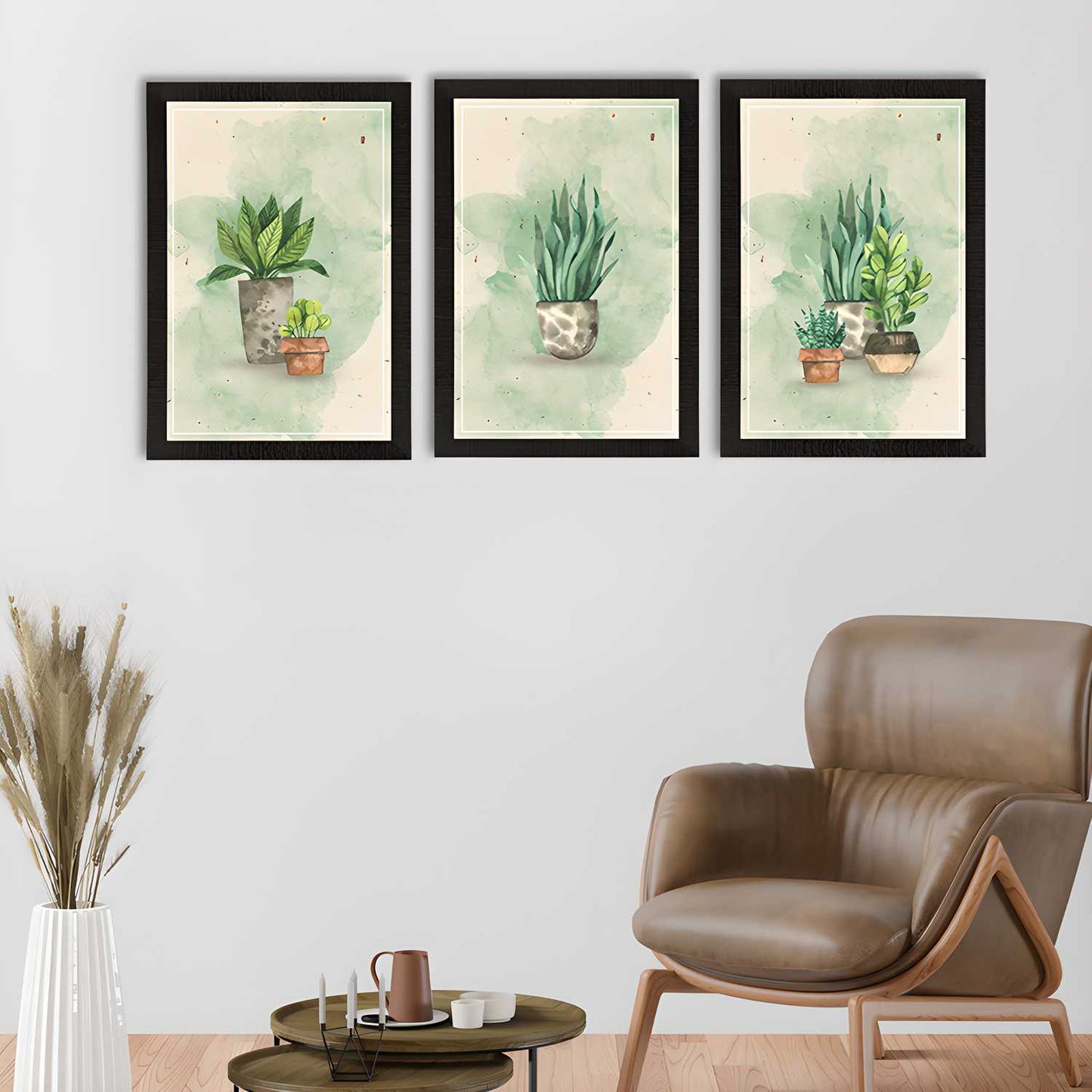 Watercolour Flower Pot Set of 3